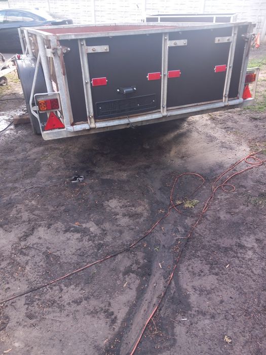 Przyczepa 2osie 2800dmc pod mini koparke