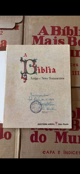 A Bíblia Mais Bela do Mundo — Coleção Editora Abril — 1965
