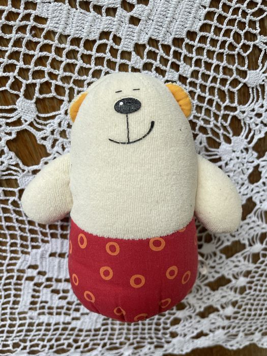 Винтаж мягкая игрушка мишка медвежонок Haba в стиле макдональдс редкий