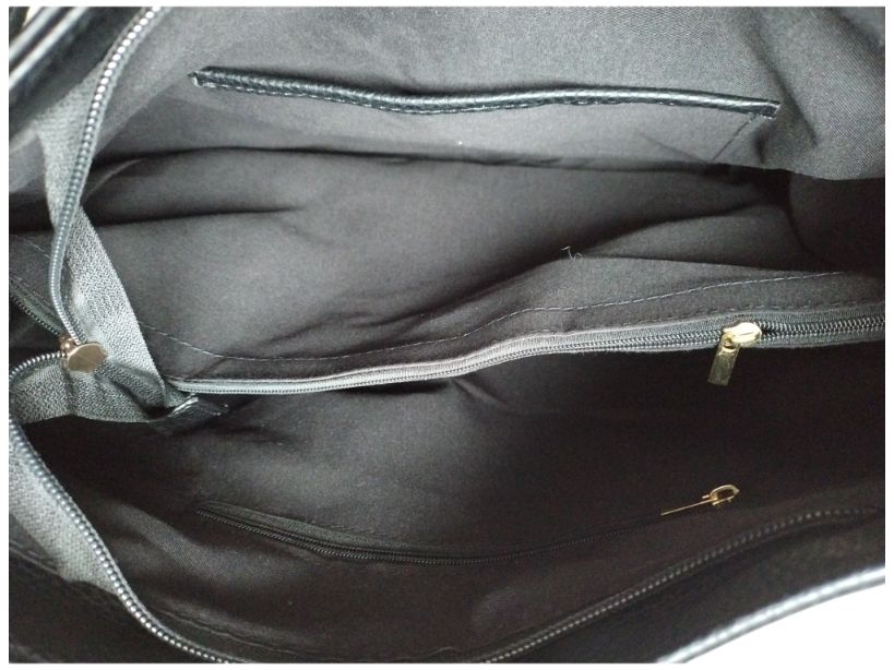 Torebka Damska, Modna Miejska Torba Shopper Na Ramię, Czarny