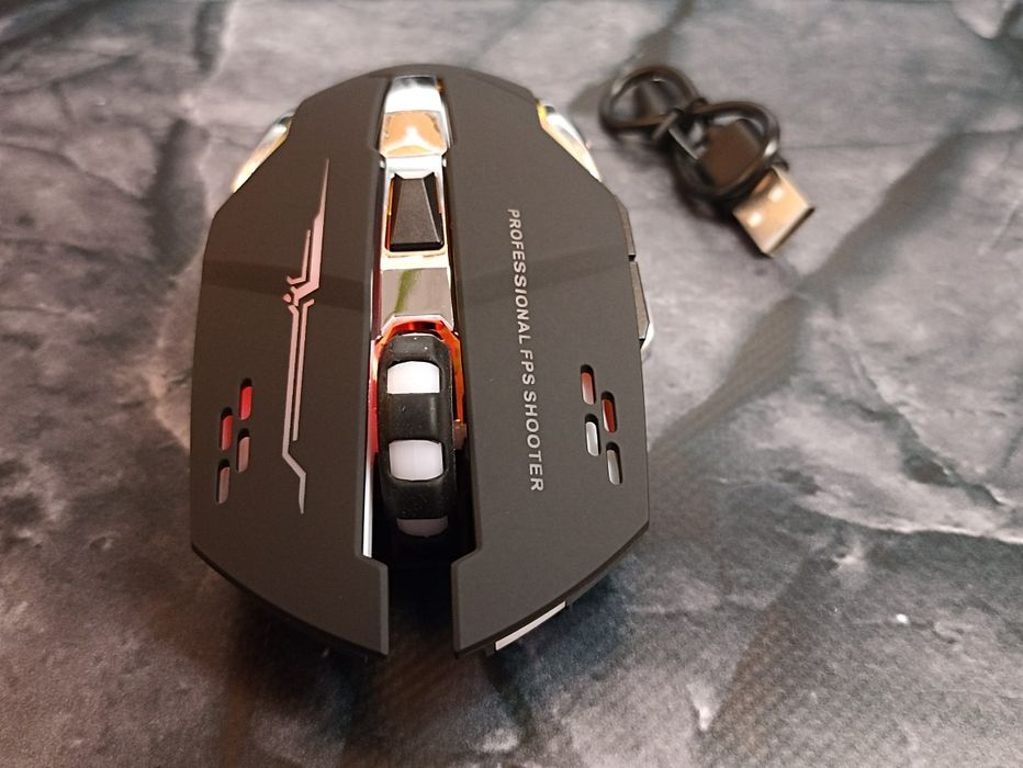 СУПЕР ЦІНА! Ігрова миш Х8 злед підсвіткою, Безпровідна Тихий КЛІК  АКБ