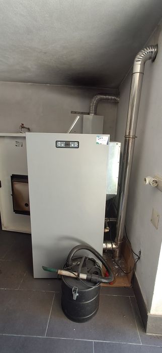 Caldeira a pellets com Termo Acumulador