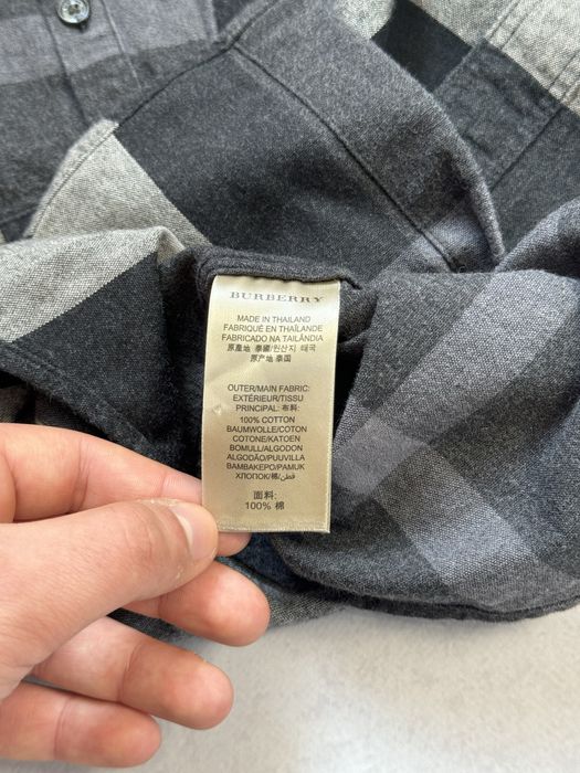 Рубашка в клетку Burrberry Brit мужская (оригинал)