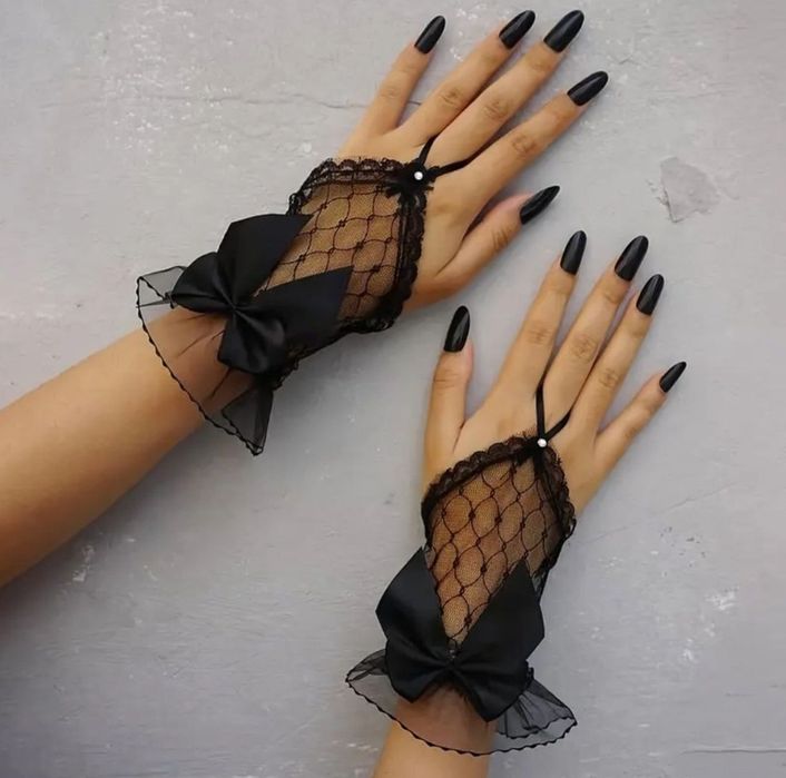 Rękawiczki cienkie Koronkowe