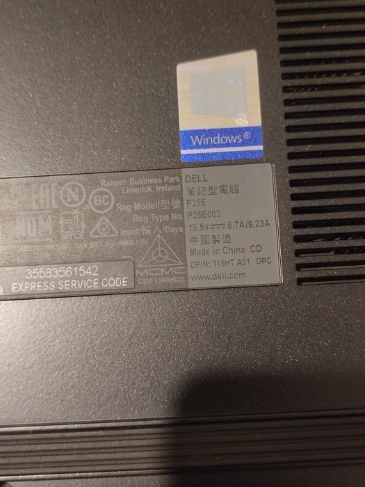 Продам ігровий ноутбук dell 3779 g3