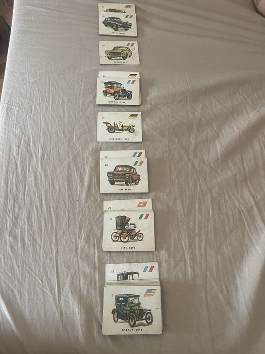Lote 46 Cartas Jogo Vintage "A Auto-História" - Majora (Anos 60/70)
