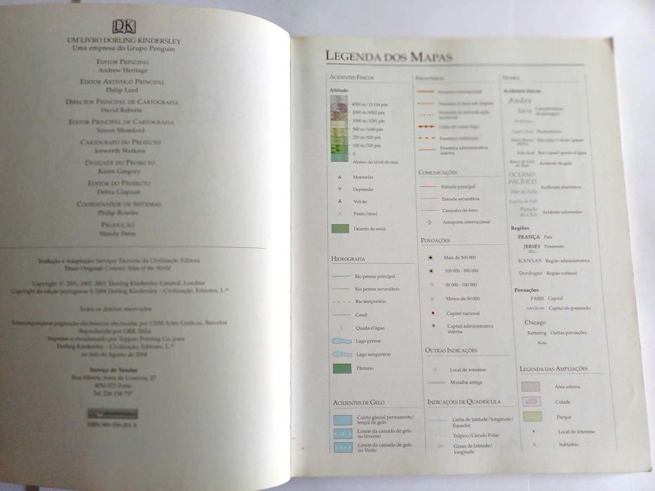 Grande Atlas geográfico Dorling Kindersley, Editora Civilização 2004