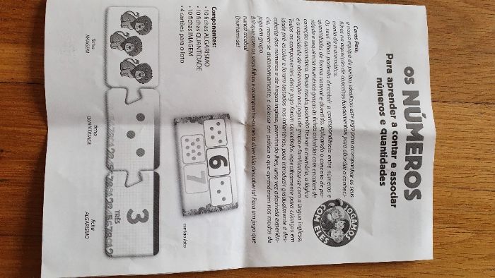Jogo para criança: "Aprender a contar e associar números/quantidades"