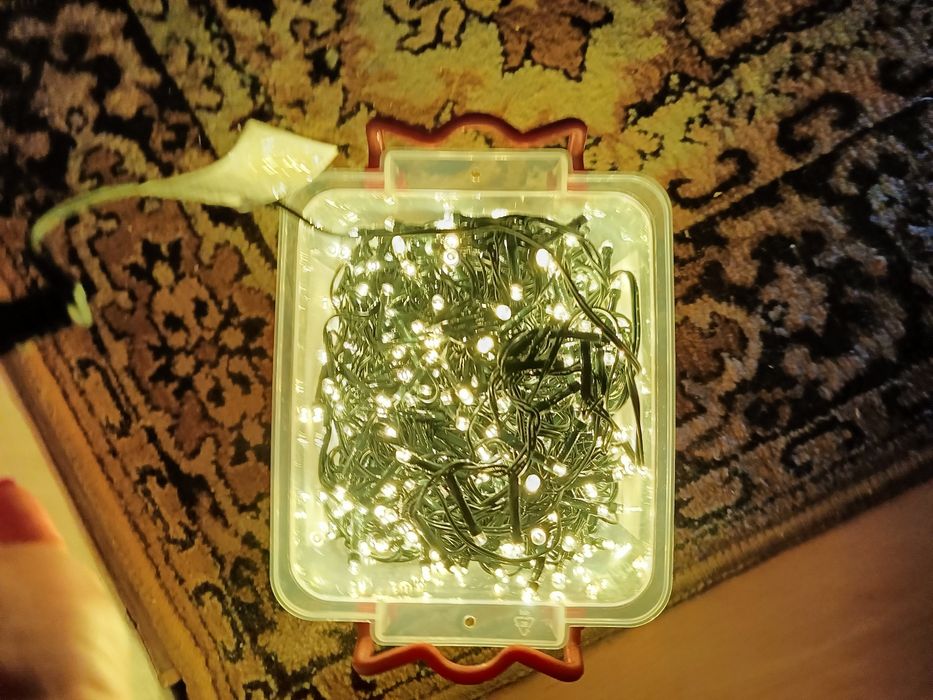 Oświetlenie świąteczne LED 600 lampek