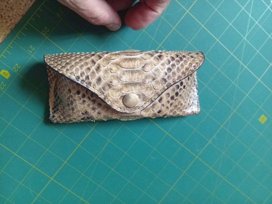 Очечник із шкіри Пітона