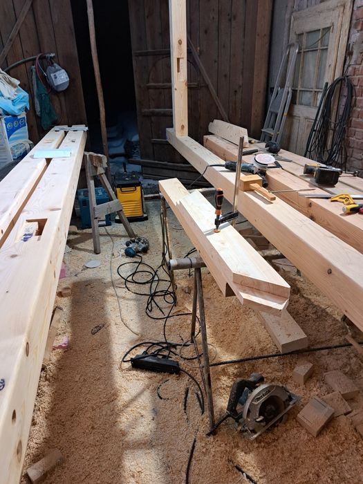 Wiaty, altany, zadaszenia tarasu, drewutnie