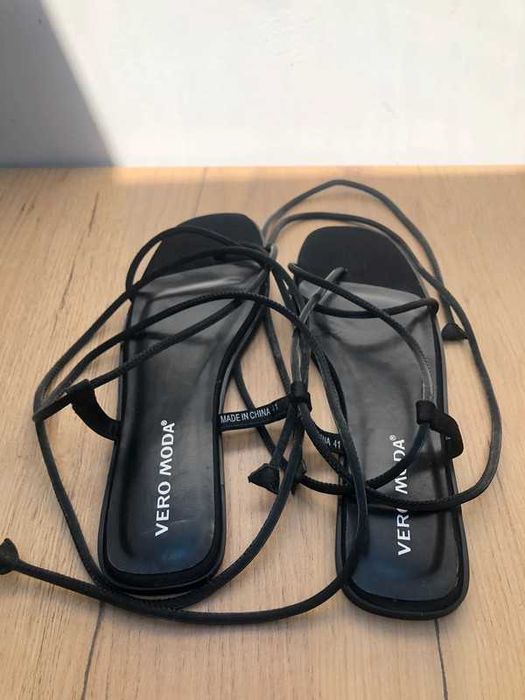 Vero Moda Sandały Damskie - Czarne - Rozmiar 41