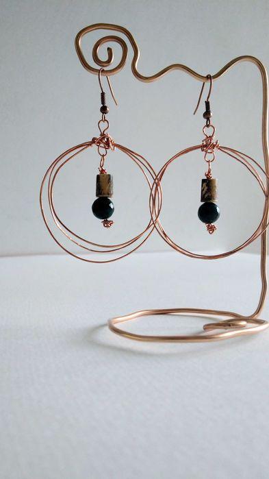 Brincos crioulos hippie