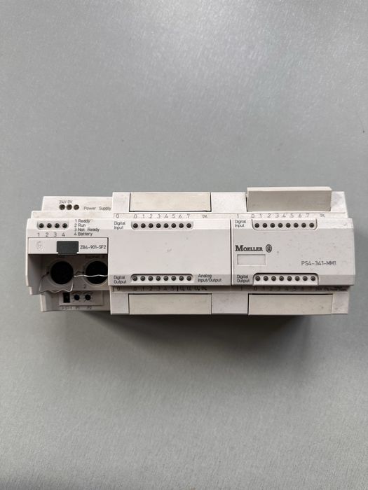 Sterownik PLC Moeller PS4-341-MM1 + Moduł pamięci ZB4-901-SF2 | Sprawny