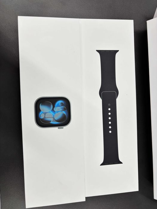 APPLE Smartwatch APPLE Watch Series 11 GPS, koperta 42mm wiezdna szarość - rozmiar S/M MEQW4MP/A