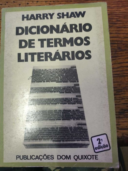 Livro Dicionário de Termos Literários de Harry Shaw