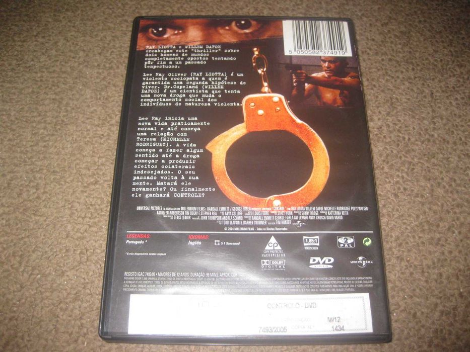 DVD "Control" com Willem Dafoe/Raro!