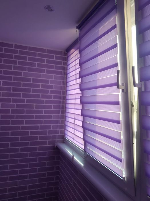 Ролети День - ніч / однотонні / рулонні штори / роллети / жалюзі