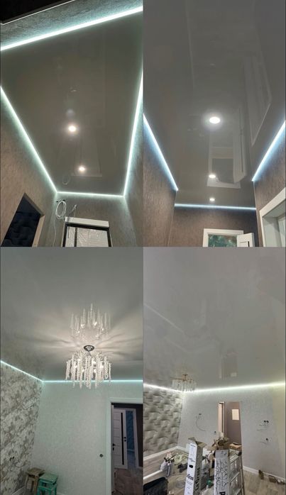 Натяжные потолки | Световые линии | Парящие