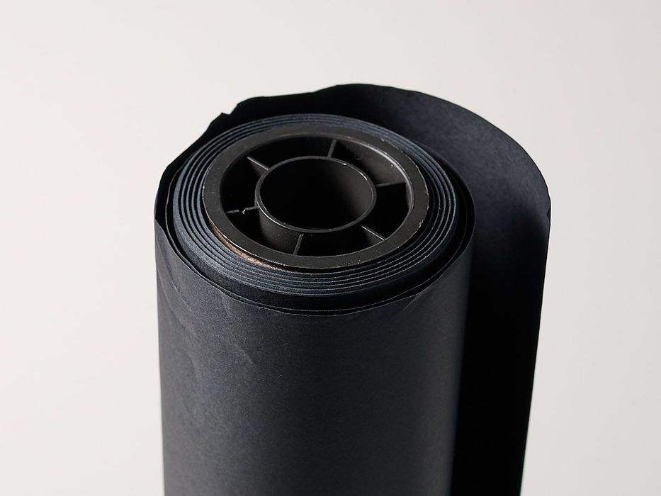 Rolo papel Kraft liso preto 0,30 x 25m