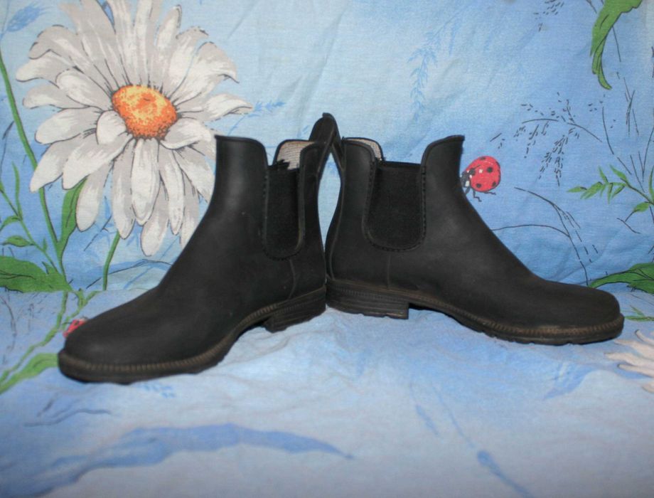 Детские резиновые челси для верховой езды Fouganza 32 р