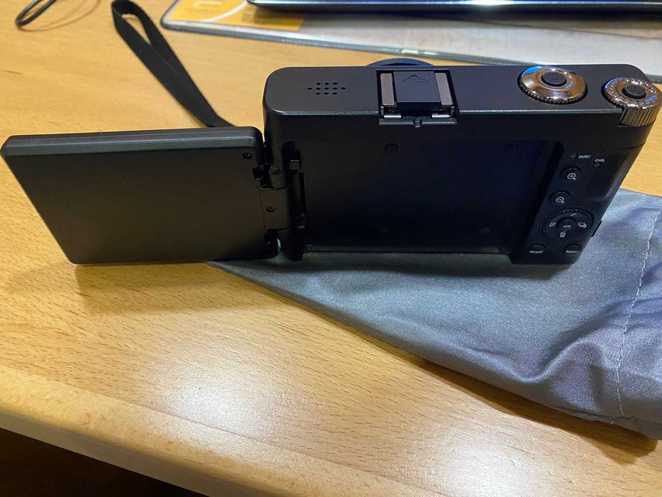 Câmera Refletiva Digital com macro lente -Nova