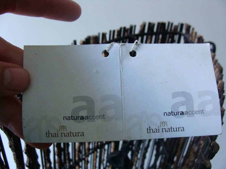 Candeeiro de Pé em Madeira - Thai Natura