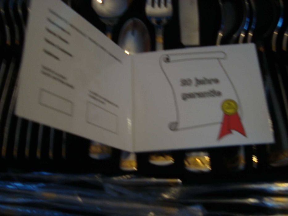 faqueiro novo  70 pecas alta qualidade vai e maquina de lavar