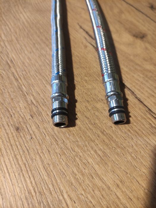 2x Wężyk przyłaczeniowy do bateri 3/8 M10 40cm