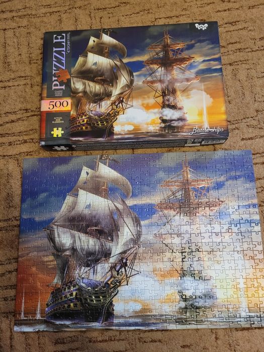 Пазли Danko toys-500 шт.Battle ships