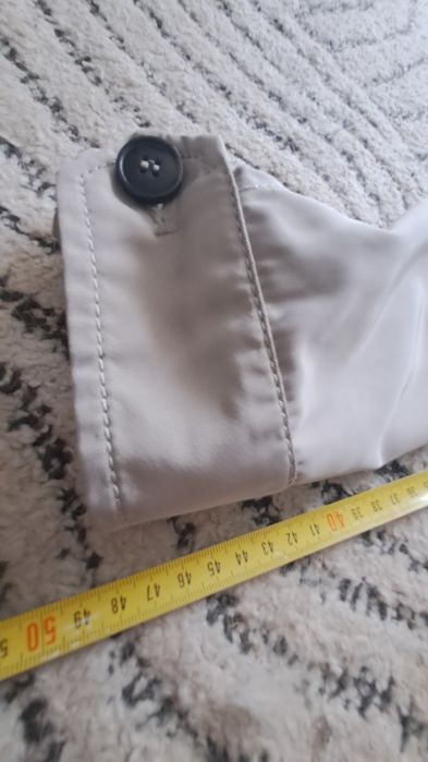 Płaszcz męski typu krótki trencz Zara z podpinką