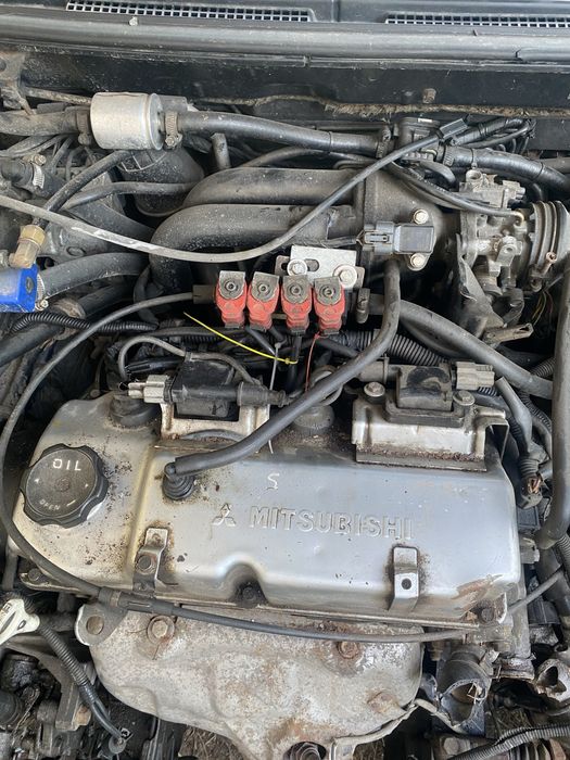Блок двигун коленвал лансер 9 mitsubishi lancer 9 1.6 4g18