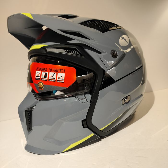 Capacete jet MT StreeTFighter modular mota scooter novo