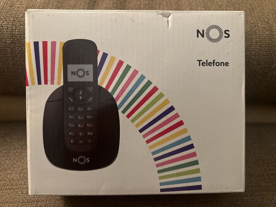 Telefone fixo sem fios NOS CS1300 | Preto | Novo na Caixa nunca Usado