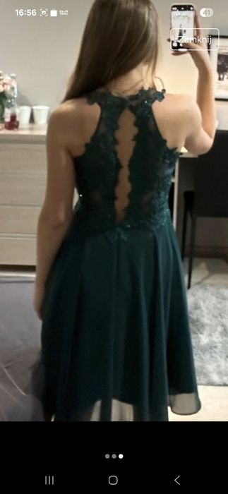 Sukienka koronkowa wieczorowa