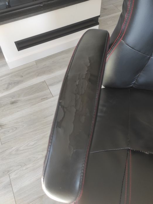 Fotel obrotowy ekoskora