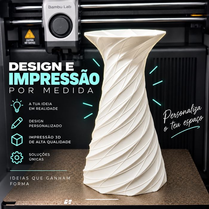Impressão 3D  - Peças de reposição e personalização