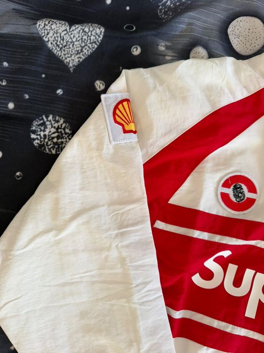 Supreme Ducati casaco branco e vermelho
