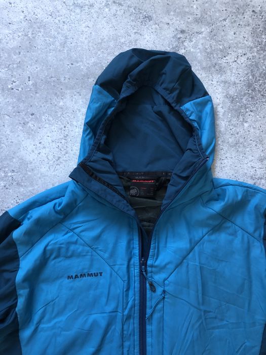 Оригінальна куртка Mammut синього кольору, розміру XL-XXL TNF Oakley