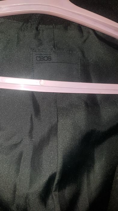 Пальто бушлат шерстяное чёрное