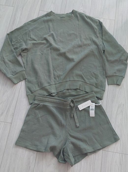 Komplet zestaw Esotiq bluza i spodenki 100% Bawełna nowe z metką L 40