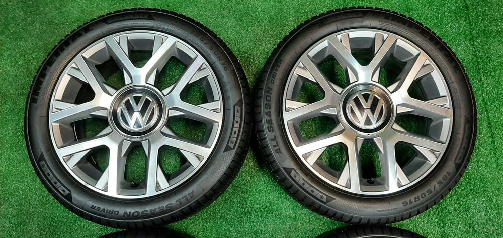 Koła Całoroczne 185/50/16 Felgi Aluminiowe 16" 4x100 VW up! / e-up!