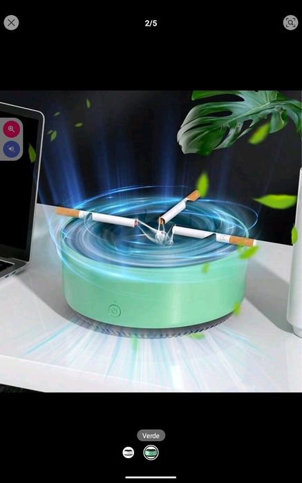 Cinzeiro purificador