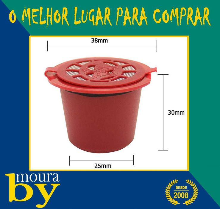 Café Nespresso 3 Cápsulas Recarregáveis Reutilizável