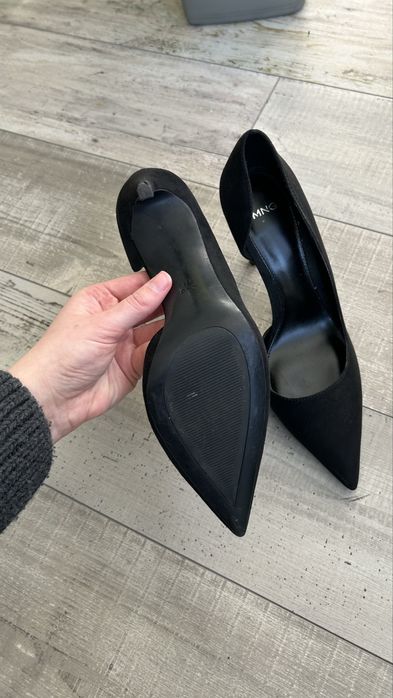 Туфлі mango туфли Манго чорні