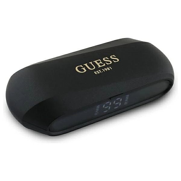 Słuchawki Guess Elongated Metalic Printed Logo Bluetooth TWS + stacja