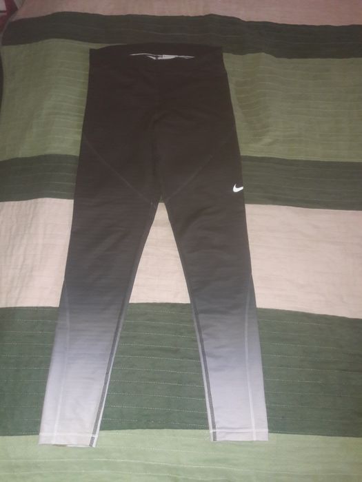 Leginsy ombre szaro czarne  m/l Nike