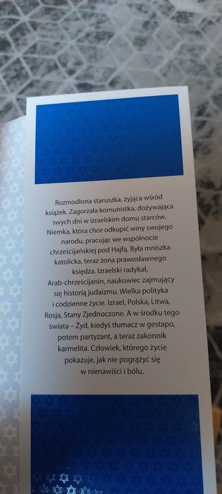 Książka. L Ulicka.Daniel Stein tłumacz.