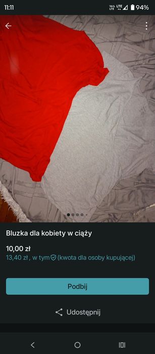 Ciuchy dla kobiety w ciąży