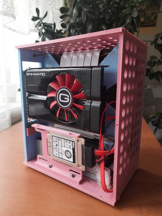 Компактний Mini-ITX ПК i7-2600, 16GB RAM, GTX 1050 Ti 4GB, SSD 400GB